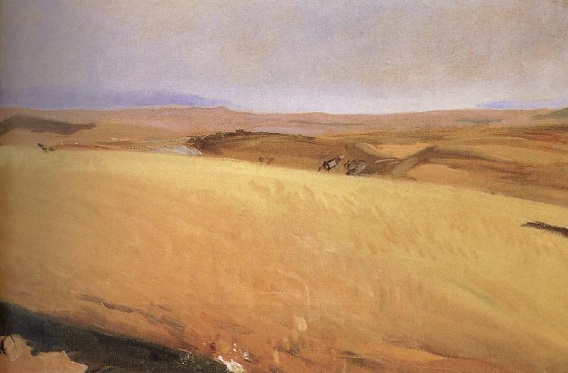Joaquin Sorolla Castilla wheat field oil painting picture